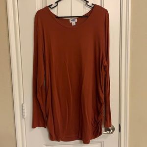 XXL Rust Long sleeve, Old Navy Maternity Shirt